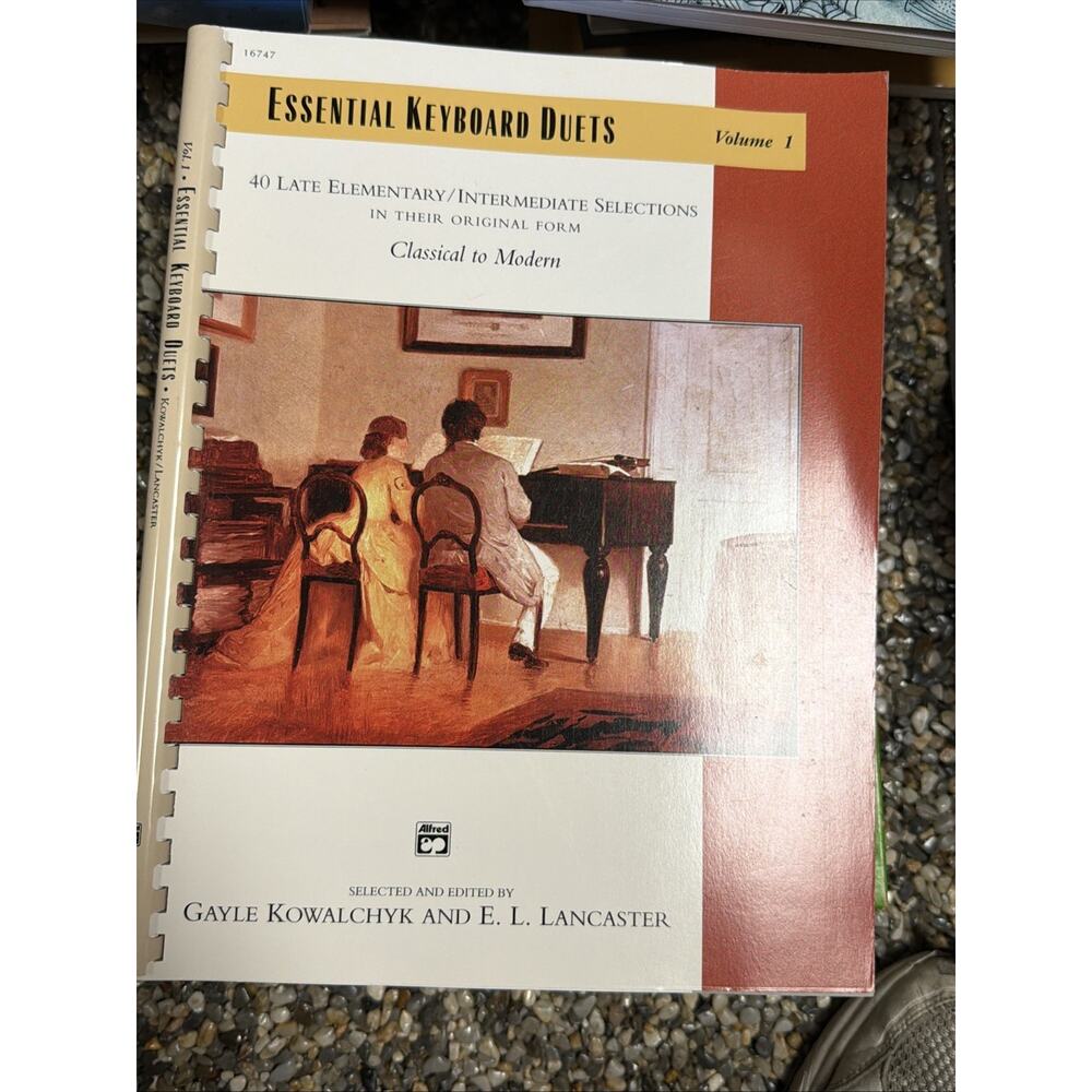 Essential Keyboard Duets, Vol 1: 40 Late- 9780739020296, Kowalchyk, plastic comb